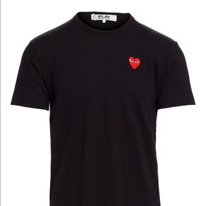 Comme des garcon play heart t shirt. Never worn.
